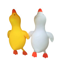 Nouveautés en gros : Squishy anti-stress extra-large en caoutchouc, motifs Canard jaune, Ananas, Fraise, Modèle 14 ans