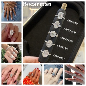 Igi แหวนเพชรแบบตัดได้ปรับแต่งได้สีทอง14K 18K หินที่ปลูกในห้องปฏิบัติการสำหรับงานหมั้นในงานแต่งงานส่งตรงจากโรงงาน - Product Image 6