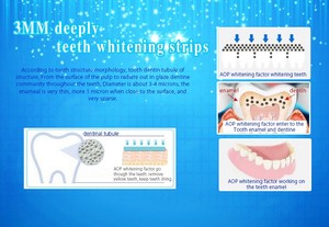 Kit de bandes de blanchiment des <span class=keywords><strong>dents</strong></span> recommandées par <span class=keywords><strong>les</strong></span> dentistes à saveur de menthe 6% HP - Product Image 2