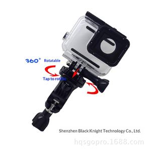 Support de <span class=keywords><strong>fixation</strong></span> portable à rotation 360° pour guidon de vélo et tige de selle, avec <span class=keywords><strong>pince</strong></span> fixe longue pour caméra d'action <span class=keywords><strong>GoPro</strong></span> - Product Image 4