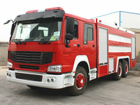 Truk Pemadam Kebakaran 6*4 Heavy Duty dengan Tangki Air Besar 20000L, Tinggi Kerja 13m, Mesin Diesel 220HP Euro 3, Penggerak 6*4, Truk Penyelamat Kebakaran