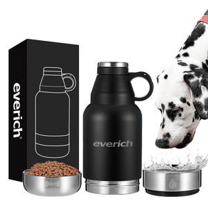 Everich-botella de agua de acero inoxidable para mascotas, diseño portátil, 3 en 1, para perro, 32 oz - Product Image 1