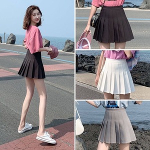 <span class=keywords><strong>Falda</strong></span> corta de cintura alta para mujer, <span class=keywords><strong>Falda</strong></span> plisada a cuadros para estudiantes, minifaldas Kawaii para baile - Product Image 3