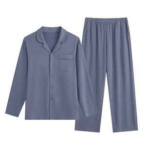 <span class=keywords><strong>Pigiama</strong></span> di Alta Qualità Traspirante e Confortevole, Pantaloni da Notte per <span class=keywords><strong>Uomo</strong></span>, Autunno Inverno, Maniche Lunghe, Foderati in Pile, Termici Imbottiti - Product Image 6