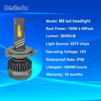 OEM ODM de alta potencia Led 200W Led Xenon sistema de iluminación automática H11 H4 H7 9005 9006 bombilla de faro Led para coche Canbus