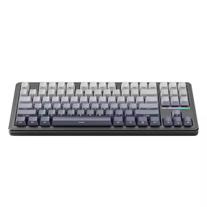 Attacco squalo M87 Pro V2 guarnizione Tri-mode RGB BT 2.4G Hot Swap lato intagliato Gaming Gamer tastiera meccanica - Product Image 1