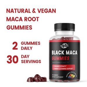 Gomitas de Raíz de Maca Negra de Marca Privada OEM, Suplemento de Raíz de Maca para Hombres y Mujeres, Aumenta la Energía, la Fuerza, la Energía y la Vitalidad - Product Image 4