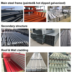 Personalizado pré-fabricado aço armazém Design Industrial Galpões Hangares - Product Image 5