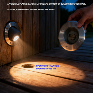 Faretto LED da Incasso Rotondo IP67 per Giardino GU10 MR16 3W in Acciaio Inox AC85-265V - Product Image 2