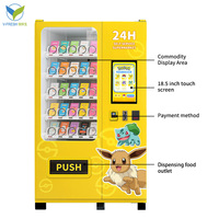 VFresh Conception populaire Caractéristiques uniques Machine combinée pour le centre commercial Distributeur automatique de cartes commerciales
