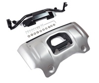 Protection inférieure de pare-chocs avant à plaque noire pour Land Rover 2020 2021 Defender 90 110
