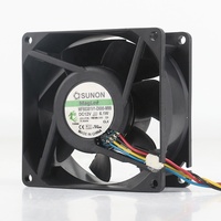Sunon 5V 24V 48V DC 12V 6.1W AC EC 8038 80X80X38MM 8CM Haut Volume d'air Onduleur Serveur Four-wire MF80381V1-D000-M99 Ventilateur De Refroidissement