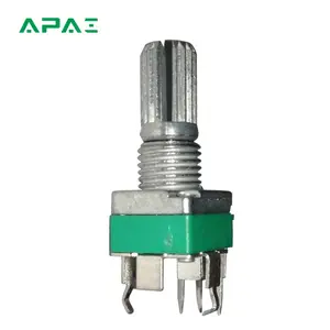 9mm potentiometer 100K ohm horizontal rotary remote control potentiometer