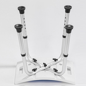 Chaise de douche Wing Music en alliage d'aluminium, hauteur réglable, siège de bain antidérapant pour personnes âgées, femmes enceintes, utilisation dans la salle de bain - Product Image 2
