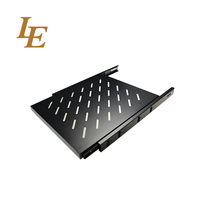 Plateau coulissant pour clavier 1U de 19 pouces, étagère réglable pour armoires réseau, personnalisable