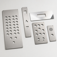 Panneau avant d'amplificateur en aluminium sur mesure, usinage CNC, plaque en aluminium anodisé, estampage du panneau arrière, OEM