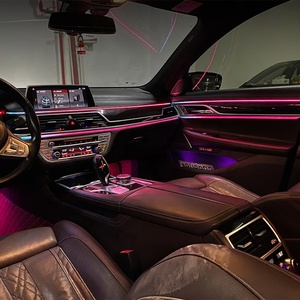 Mới Nâng Cấp Tự Động Nội Thất Hệ Thống Chiếu Sáng Cầu Vồng Năng Động Môi Trường Xung Quanh Đèn Loa Bì<span class=keywords><strong>a</strong></span> Ánh Sáng Cho BMW 7 Loạt G11-G12 2015-2022 - Product Image 4