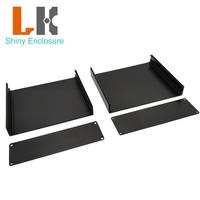 Boîtier électronique en aluminium 44*152*200mm Boîtier d'instrument Boîtier en aluminium Dissipateur thermique Boîtier d'amplificateur de puissance en aluminium