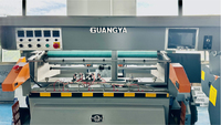 Máquina de troquelado y hendido por calor programada por computadora TYMC1100 de alta calidad para papel, cartón y cajas de cartón