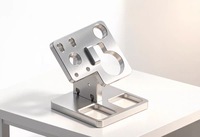 Soporte Óptico de Aluminio de Alta Precisión para Mecanizado CNC de 5 Ejes
