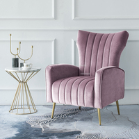 Fauteuil en flanelle moderne pour salon, fabricant en gros, taille personnalisée, OEM ODM, commande en gros directe d'usine