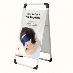 Factory Wholesale Eco-Friendly Metal Double Sided Advertising Sign Standing <b>Poster</b> Frame - Product Image 5