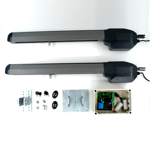 Sistema de puerta eléctrica de servicio pesado 500KG * 2 <span class=keywords><strong>Motor</strong></span> de puerta oscilante de engranaje de bronce con interruptor de límite abridor de puerta oscilante automático - Product Image 1