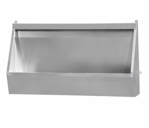 Urinario de Acero Inoxidable, Rectangular, de 1.0m de Largo, Montado en la Pared, con Descarga por Gravedad, Diseño Industrial, Fácil de Limpiar, para Uso Público - Product Image 2