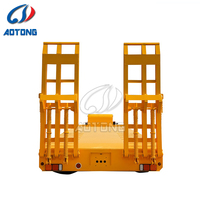 Remorque surbaissée à 3 essieux avec rampes mécaniques pour transporter des machines de construction, des rouleaux compresseurs, des bulldozers, capacité de 60T, 80T, 100T