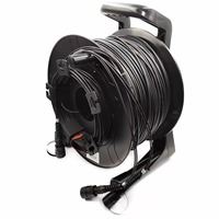 Câble à fibres optiques HANKE en matériau TPU blindé multimode OM3 6 cœurs, diamètre extérieur de 5,0 mm, bobine de câble, connecteur LC pour 5G