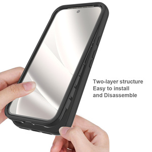 Étui de téléphone en TPU <span class=keywords><strong>noir</strong></span> <span class=keywords><strong>mat</strong></span> élégant, coque en silicone antichoc pour Google Pixel 9 Pro XL, coque de protection souple anti-chute - Product Image 2