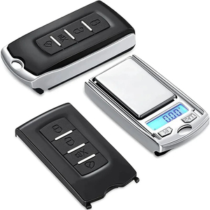 Mini balance électronique numérique de poche 100g/200g, style clé, portable, avec écran LCD rétroéclairé pour Je - Product Image 2