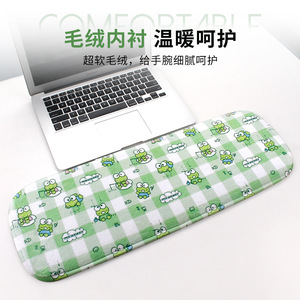 แผ่นรองข้อมือผ้าฝ้ายกันลื่นป้องกันความร้อนแบบสากลสำหรับใช้ในสำนักงาน - Product Image 3