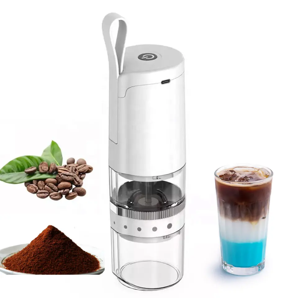 Vendita all'ingrosso calda Espresso automatico macinino caffè portatile Usb piccolo elettrico macchina da caffè macinacaffè