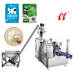 Machine automatique d'emballage de sachets de poudre, remplisseuse et scelleuse de sachets de lait en poudre