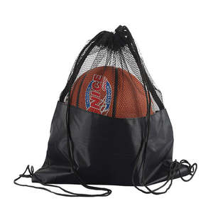 Sac à dos promotionnel en filet de polyester écologique pour ballon de football, basketball, volleyball, taille 5, 7, portable - Product Image 6