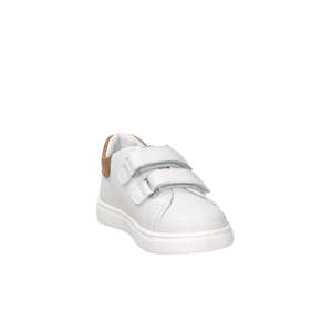 Baskets pour enfants Balducci en cuir blanc, hauteur de talon 21 cm, fermeture Velcro - Product Image 4