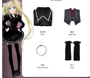 ชุดคอสเพลย์อนิเมะ shugiyom ikuto tsukiyom, มาใหม่ชุดคอสเพลย์ชุดเดรสโลลิต้าชุดฮาโลวีน - Product Image 4