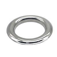 Oeillets de chapeau en métal de fer galvanisé avec œillets ronds en argent avec finition zinguée pour produit de quincaillerie pour chapeau
