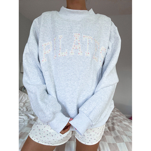 Suéter de <span class=keywords><strong>punto</strong></span> para <span class=keywords><strong>mujer</strong></span>, ODM, talla grande, corte holgado, hombros caídos, grueso, extragrande, con <span class=keywords><strong>capucha</strong></span>, cuello simulado, de invierno, 100% algodón, vintage, forrado - Product Image 2
