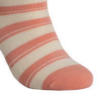 Chaussettes en éponge à rayures blanches roses pour femmes automne hiver longueur d'équipage moelleux chaud respirant anti-dérapant tricoté coton serviette sentiment