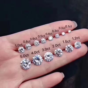 Factory Price Round <strong>Moissanite</strong> Loose Gemstone Diamond Colorful <strong>Moissanite</strong> Gemstone Various Sizes 3-15mm - Product Image 3