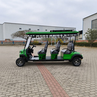 Carrito de Golf Eléctrico de 6 Plazas en Oferta, Motor de CA de 4KW, Transporte Turístico para Comunidades y Campus, Excelente Precio