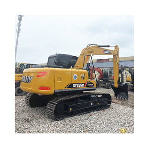 SANY SY155C 15 tonnes, équipement de terrassement moyen d'occasion, excavatrices d'occasion, moteur, hydraulique, chenilles, engin de terrassement, 155C - Product Image 1