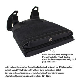 เสื้อเกราะยุทธวิธีแบบปลดเร็ว Molle <span class=keywords><strong>Plate</strong></span> <span class=keywords><strong>Carrier</strong></span> สำหรับกิจกรรมกลางแจ้ง ล่าสัตว์ เกม CS และเพ้นท์บอล - Product Image 5