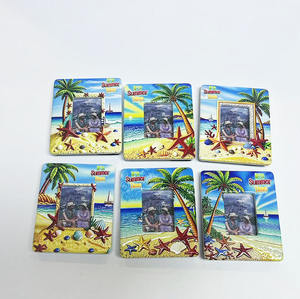 All'ingrosso 3D goffrato 1x2 pollici Design personalizzato Mini cornice per foto in ceramica con cartone - Product Image 4