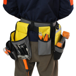 <span class=keywords><strong>Bolsa</strong></span> <span class=keywords><strong>de</strong></span> Cintura para Herramientas <span class=keywords><strong>de</strong></span> Gran Capacidad, 9 Bolsillos, Tela Oxford, Resistente, con Múltiples Compartimentos, para Carpinteros y Trabajadores - Product Image 3