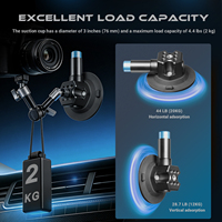 Soporte de cámara con ventosa de 3'' para grabación de video en carrocerías de automóviles, barcos, ventanas y cualquier superficie lisa - Venta directa de fábrica