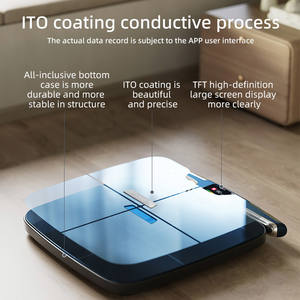 Timbangan Digital pengukur lemak tubuh, 8 elektroda unik tubuh dengan tampilan TFT, timbangan Digital kebugaran komposisi tubuh, penganalisa keseimbangan pengukuran - Product Image 4