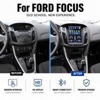 Radio para Auto con Pantalla Vertical Tesla de 9.7 Pulgadas para Ford Focus (2012-2016), con Unidad Principal Multimedia Inalámbrica Android Auto y CarPlay, GPS